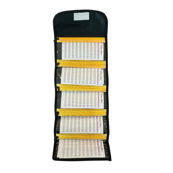 Cash Organizer Wallet, Yellow Money Wallet for Budgeting, Savings Cash Envelope - Picture 5 of 6